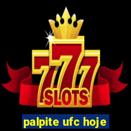 palpite ufc hoje